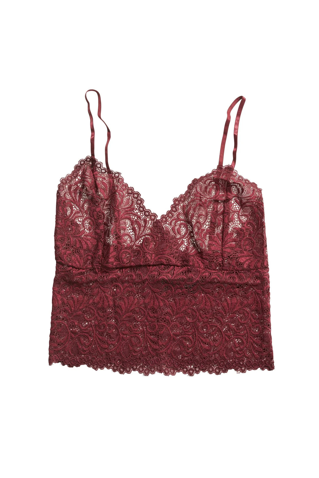 Knuefermann Lace Cami - Berry - Shop 9
