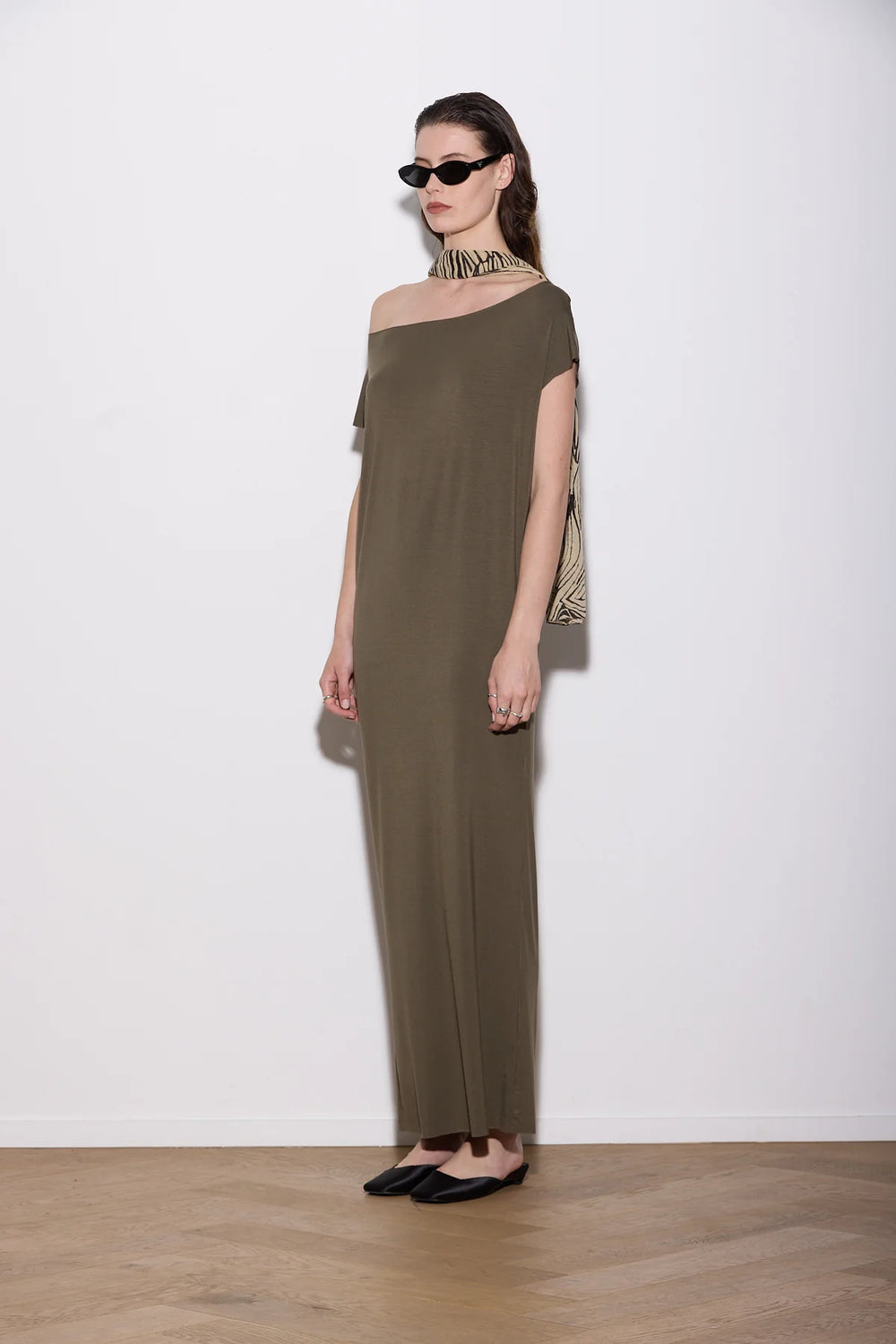 Knuefermann Laser T Maxi Dress - Olive - Shop 9