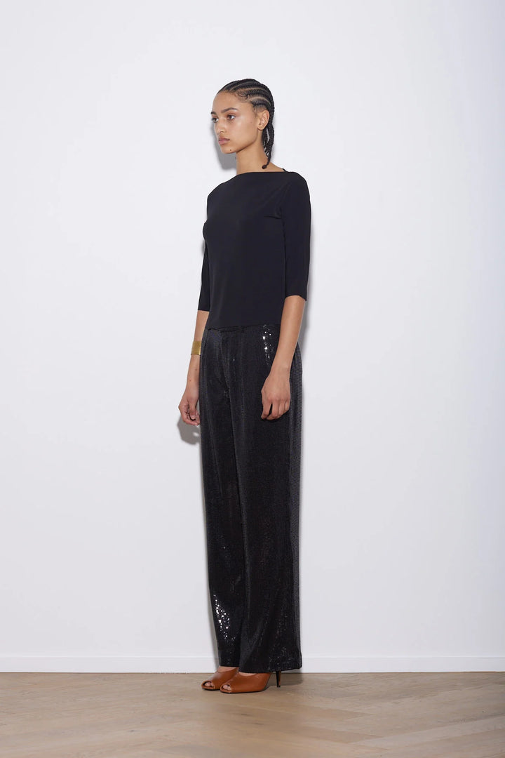 Knuefermann Laurent Pant Black Sequin