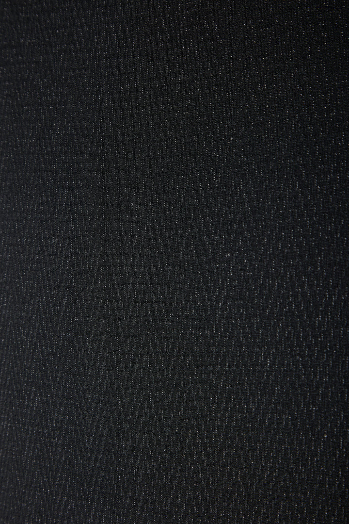 Knuefermann Mykie Silver & Black Lurex Dress Herringbone - Shop 9