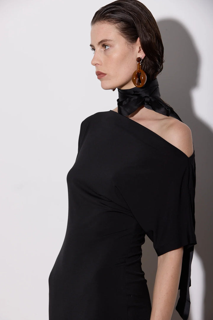 Knuefermann Senna Dress Long - Black