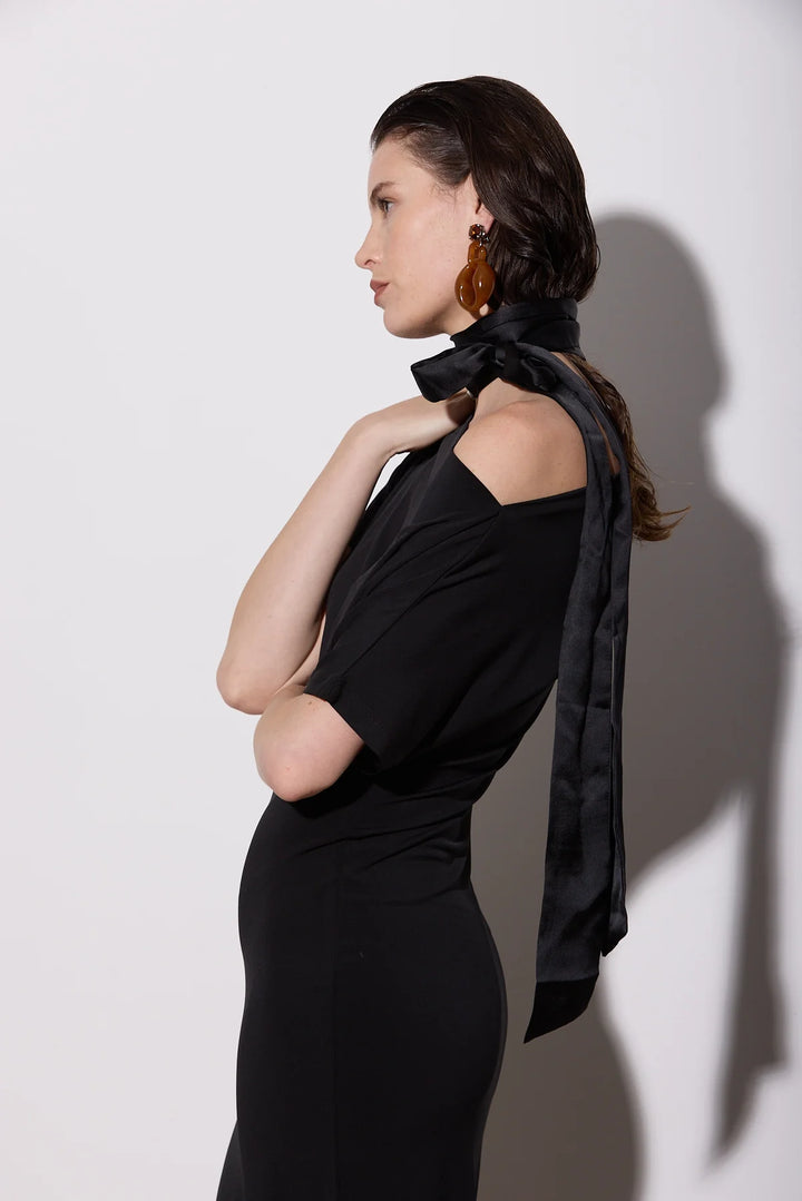 Knuefermann Senna Dress Long - Black