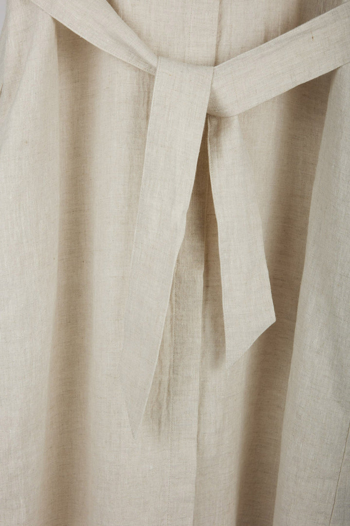 Knuefermann Coco Linen Shirtdress - Natural - Shop 9