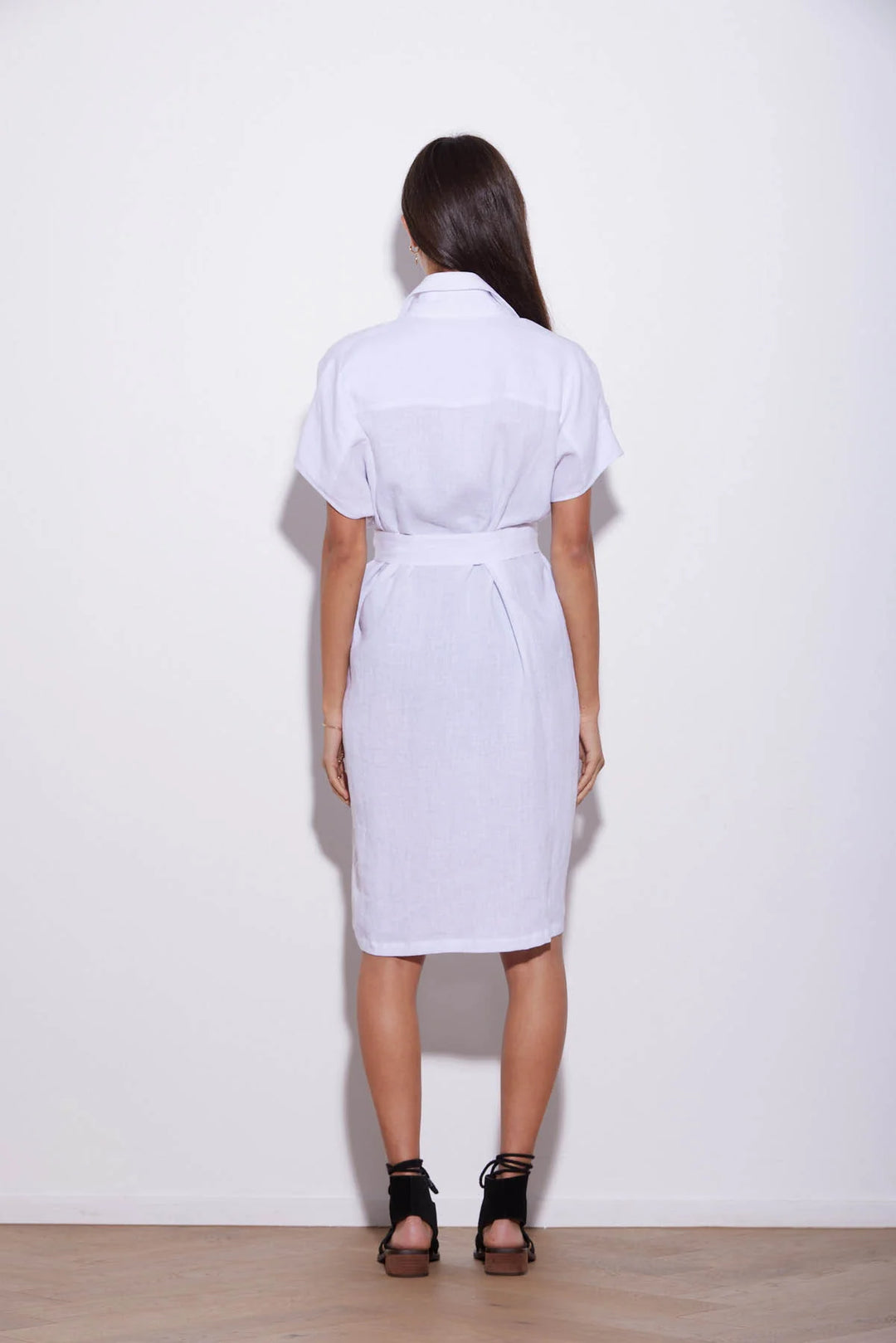 Knuefermann Coco Linen Shirtdress - White - Shop 9
