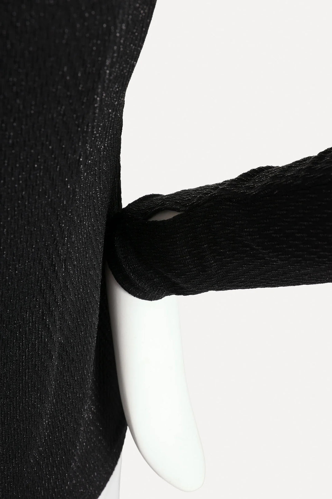 Knuefermann Giovanni Boatneck Top - Black Lurex