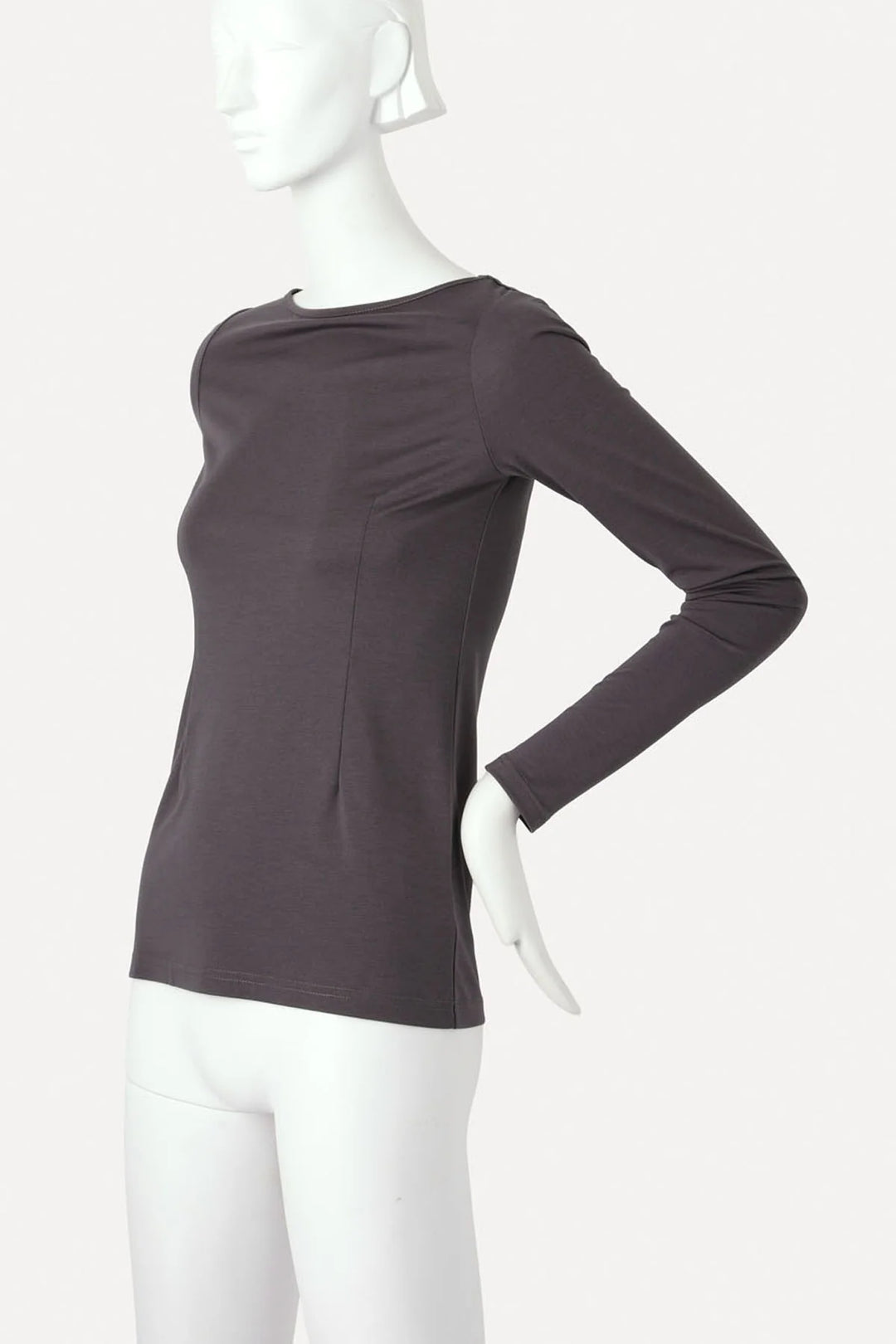 Knuefermann Giovanni Boatneck Top - Charcoal