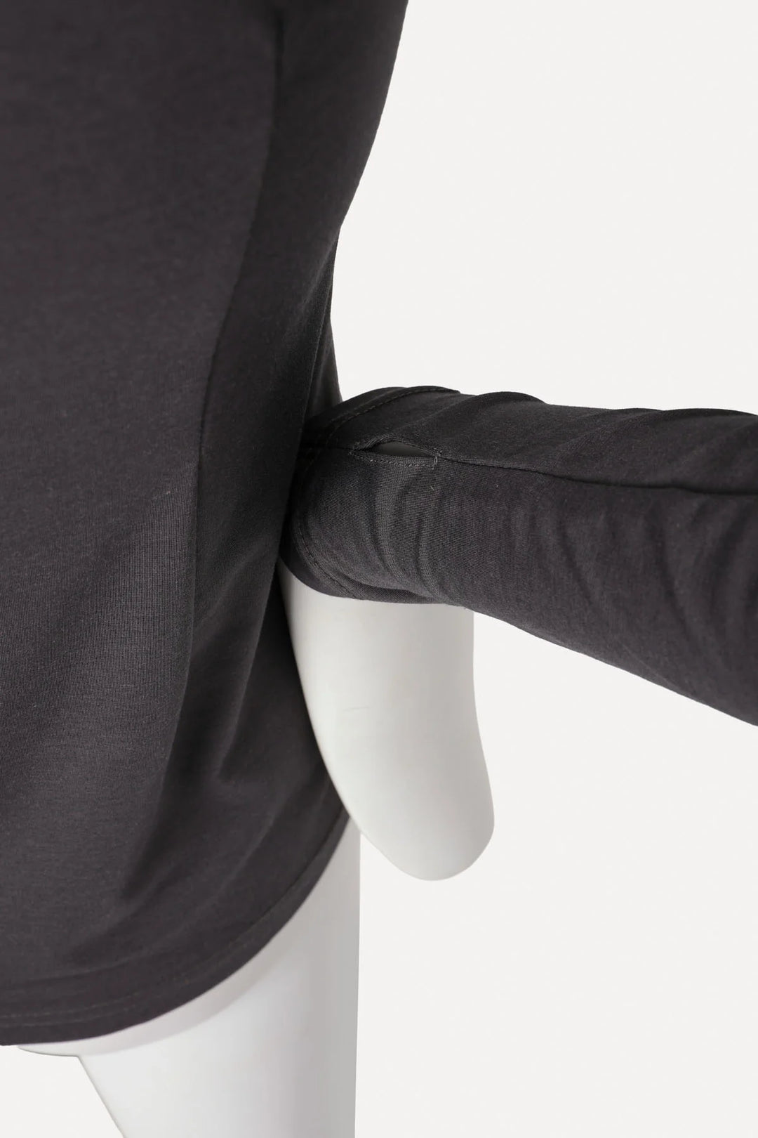 Knuefermann Giovanni Boatneck Top - Charcoal