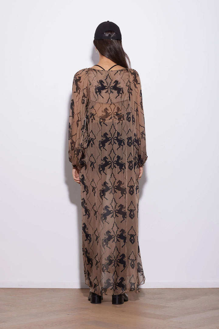 Knuefermann Horse Print Dress