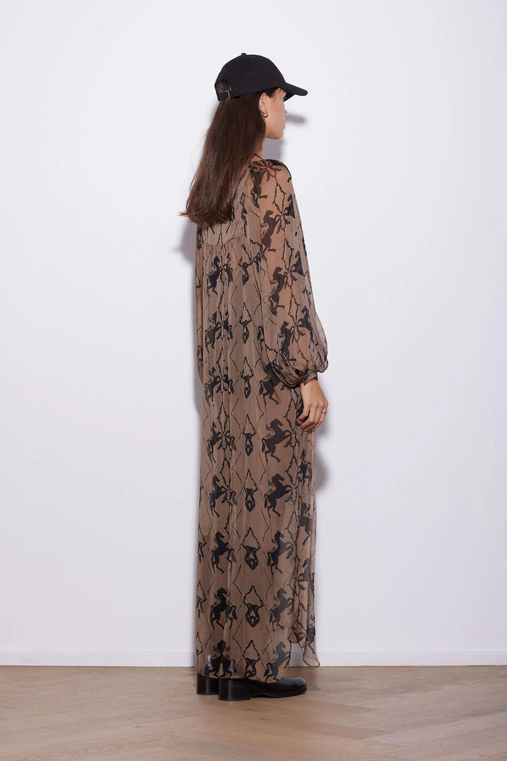 Knuefermann Horse Print Dress