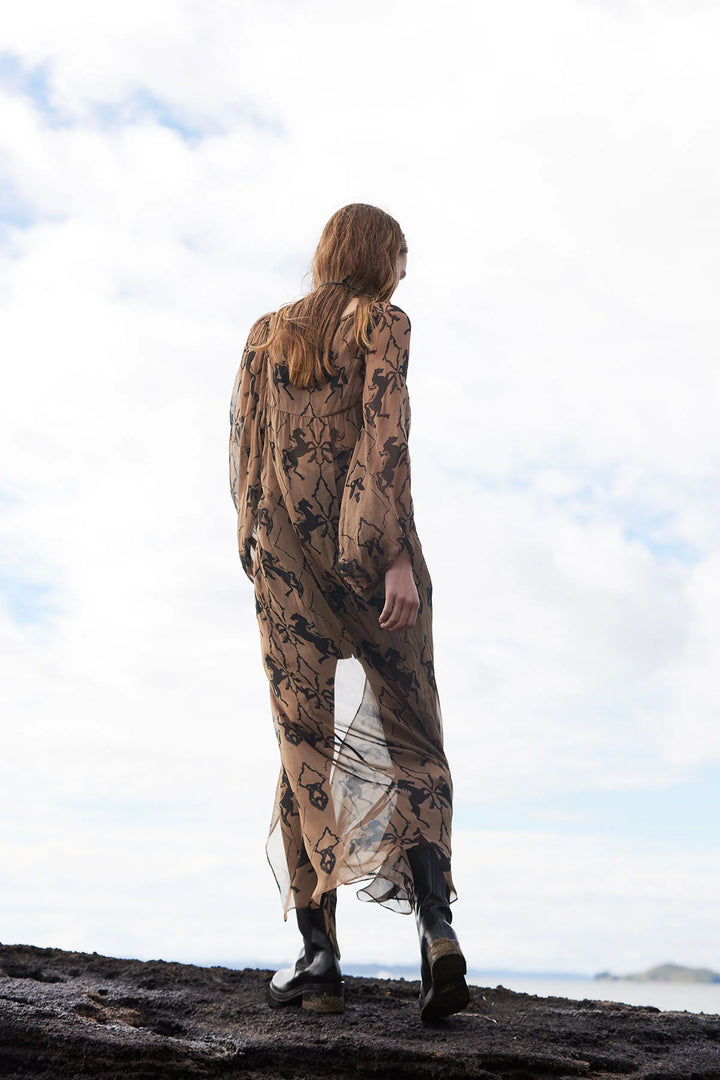 Knuefermann Horse Print Dress