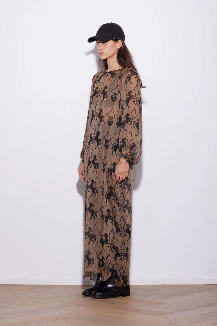 Knuefermann Horse Print Dress