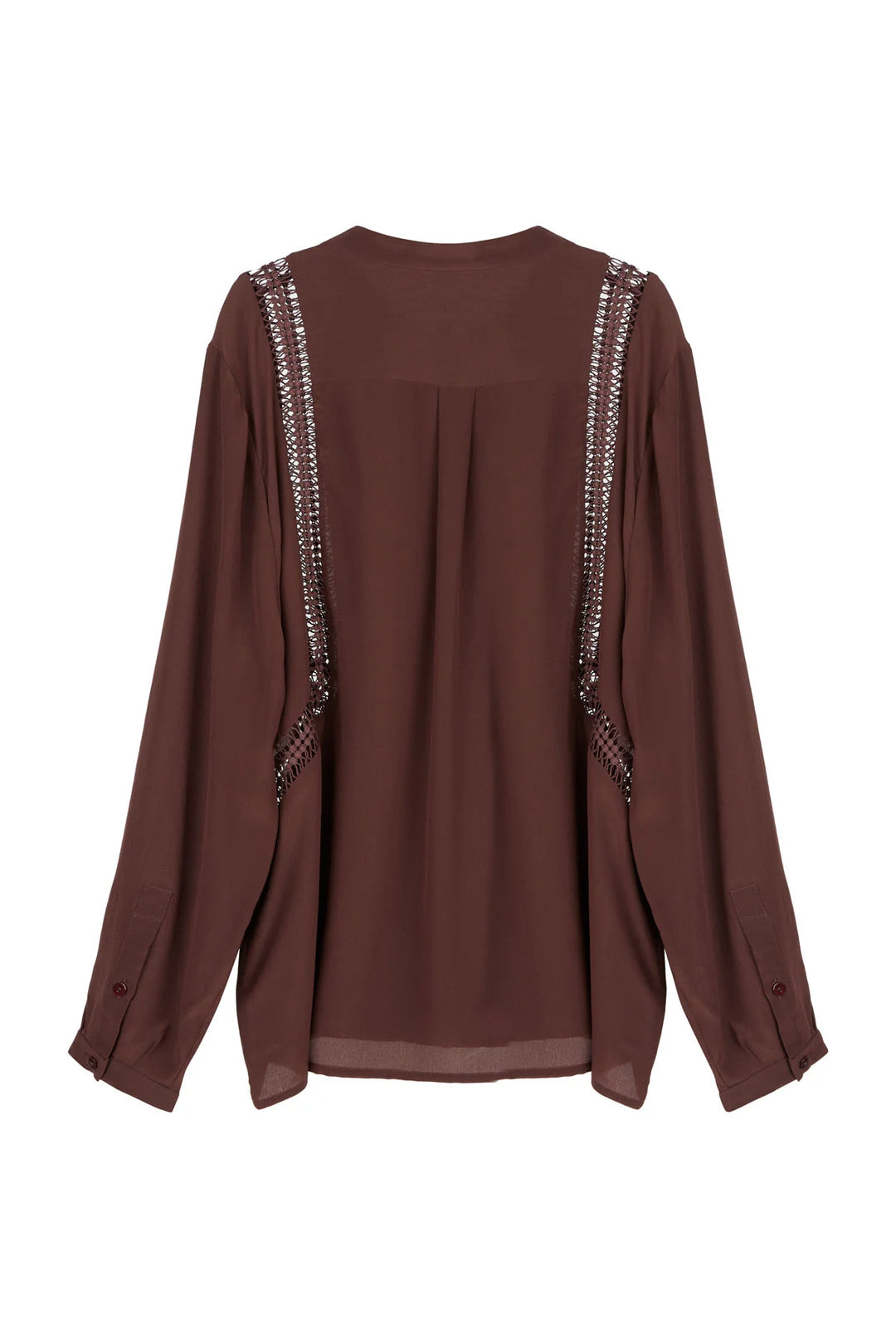 Knuefermann Lattice Shirt Port Silk