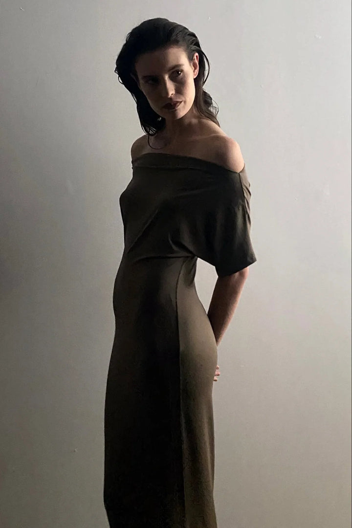 Knuefermann Senna Dress - Olive - Shop 9