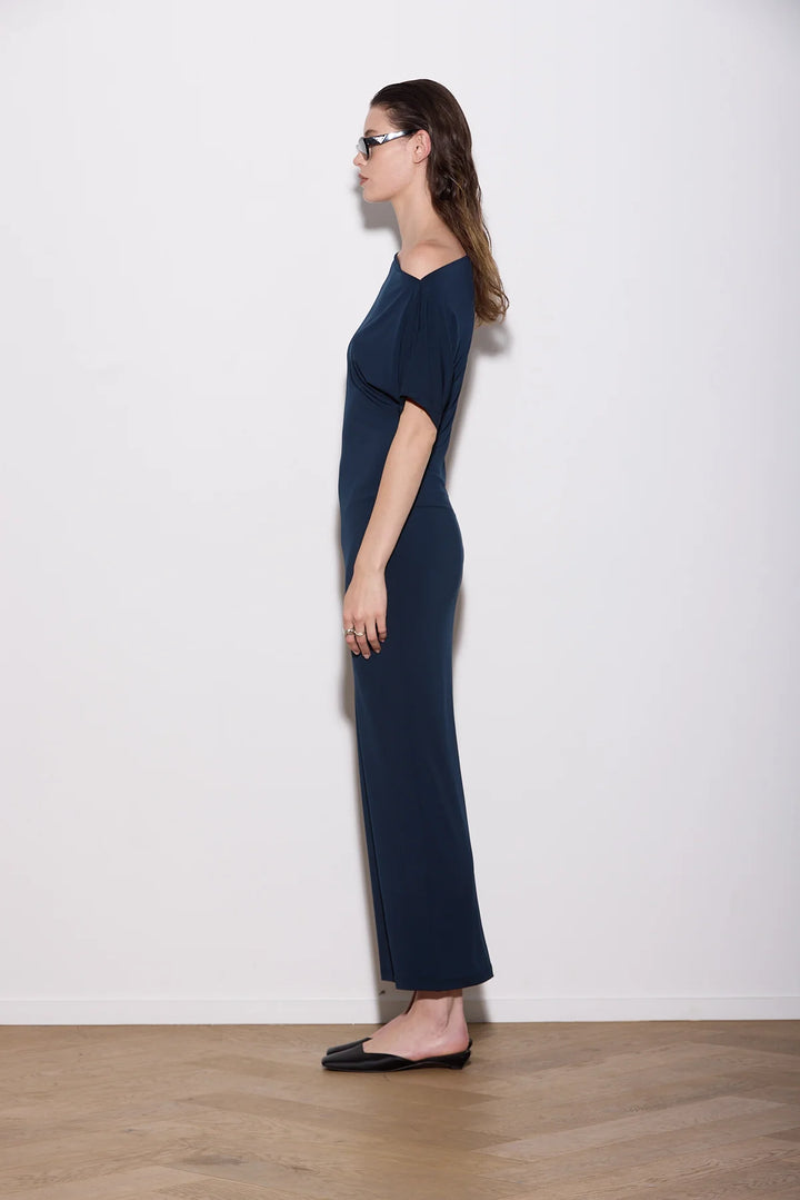 Knuefermann Senna Dress Long - Soul Blue