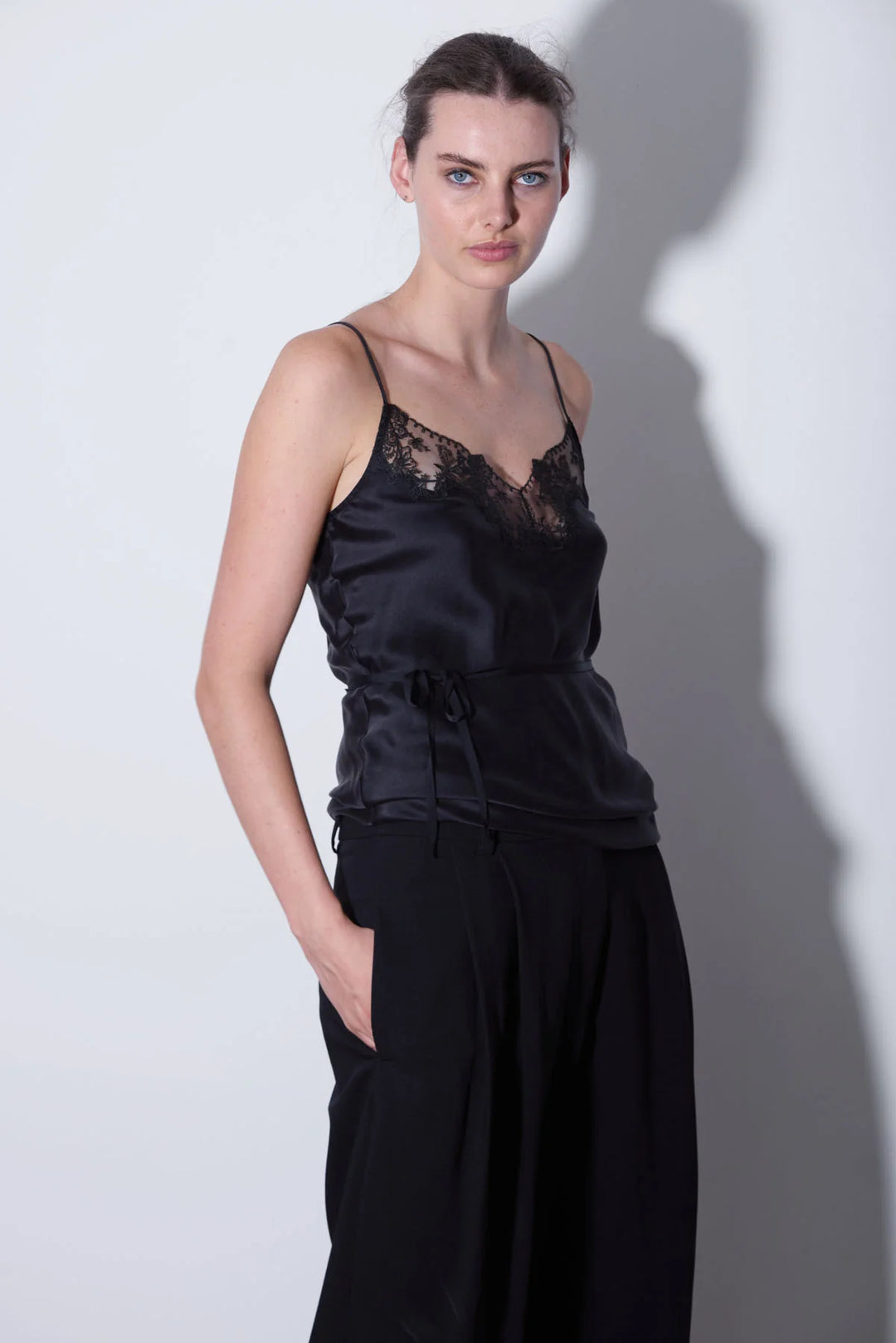 Knuefermann Silk Lace Camisole - Black