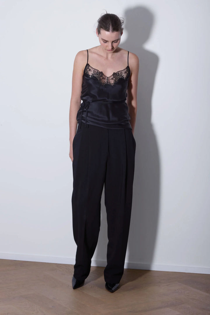 Knuefermann Silk Lace Camisole - Black
