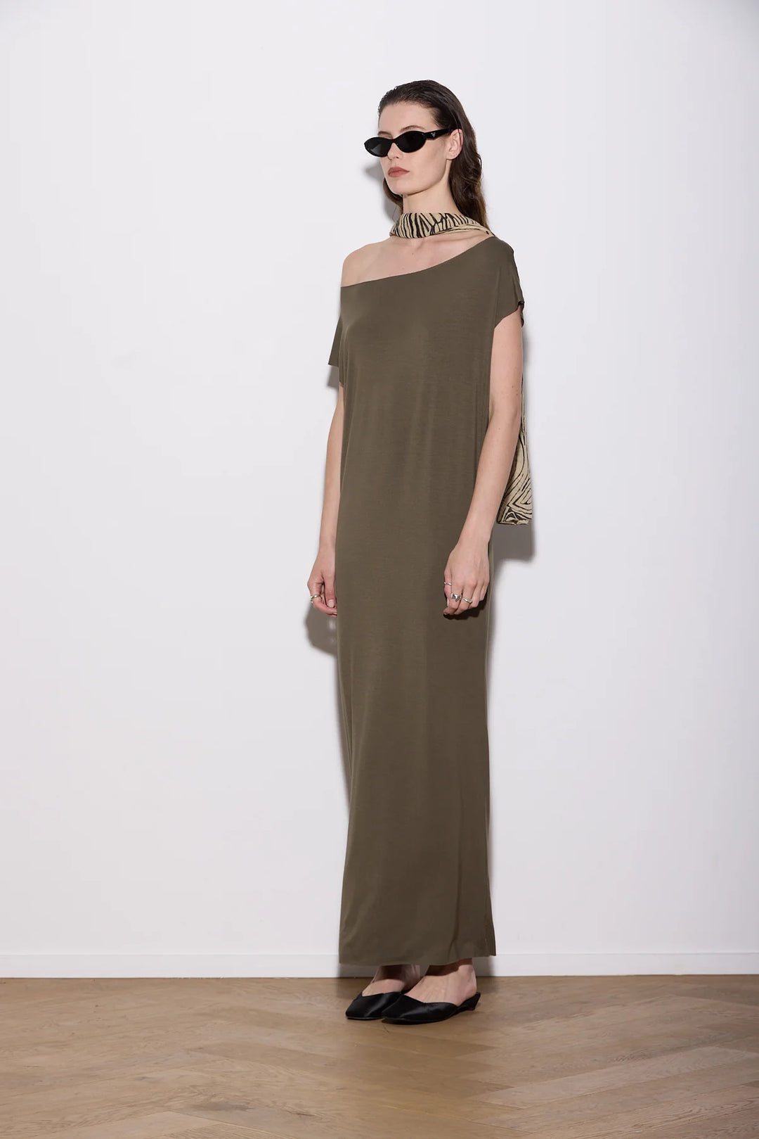 Knuefermann Laser T Maxi Dress - Olive