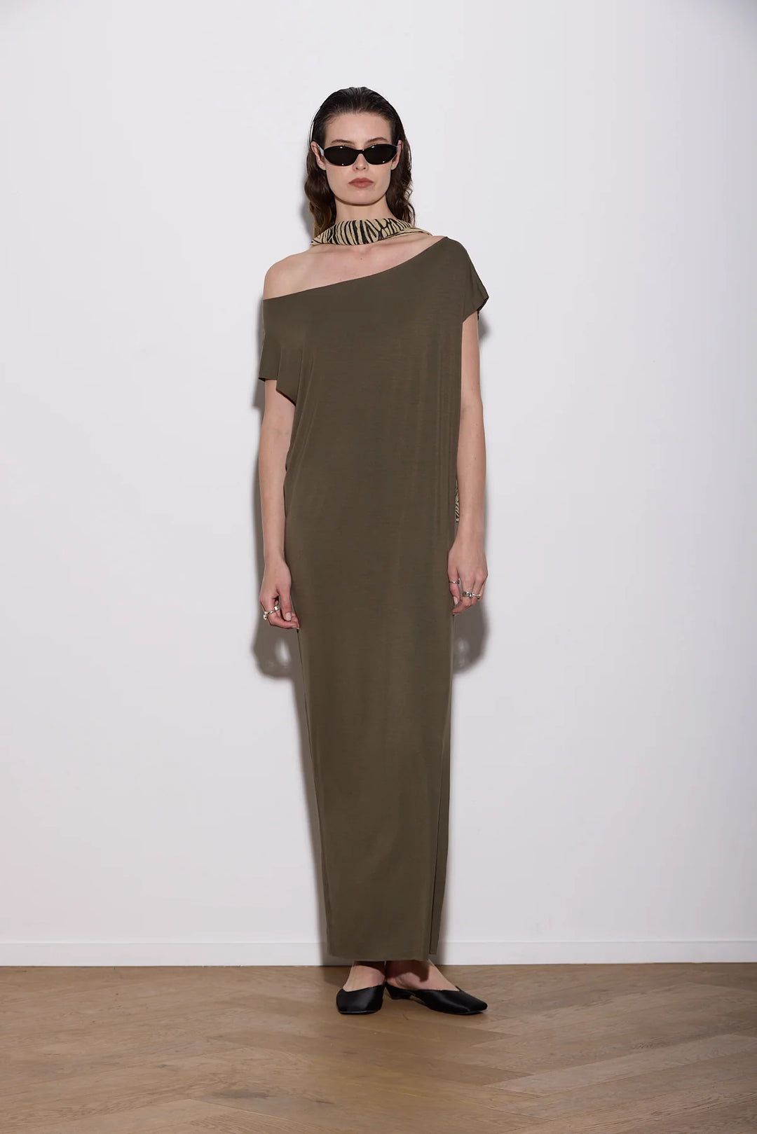 Knuefermann Laser T Maxi Dress - Olive