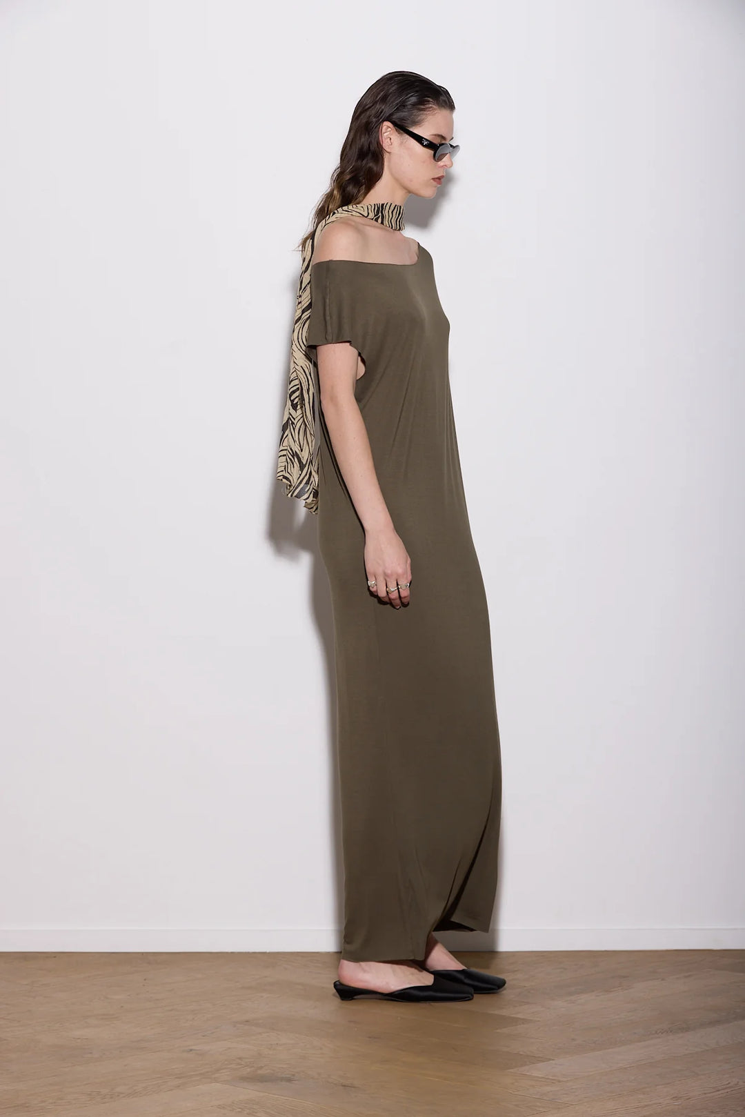 Knuefermann Laser T Maxi Dress - Olive