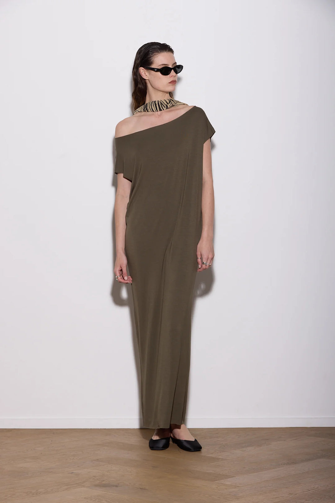 Knuefermann Laser T Maxi Dress - Olive