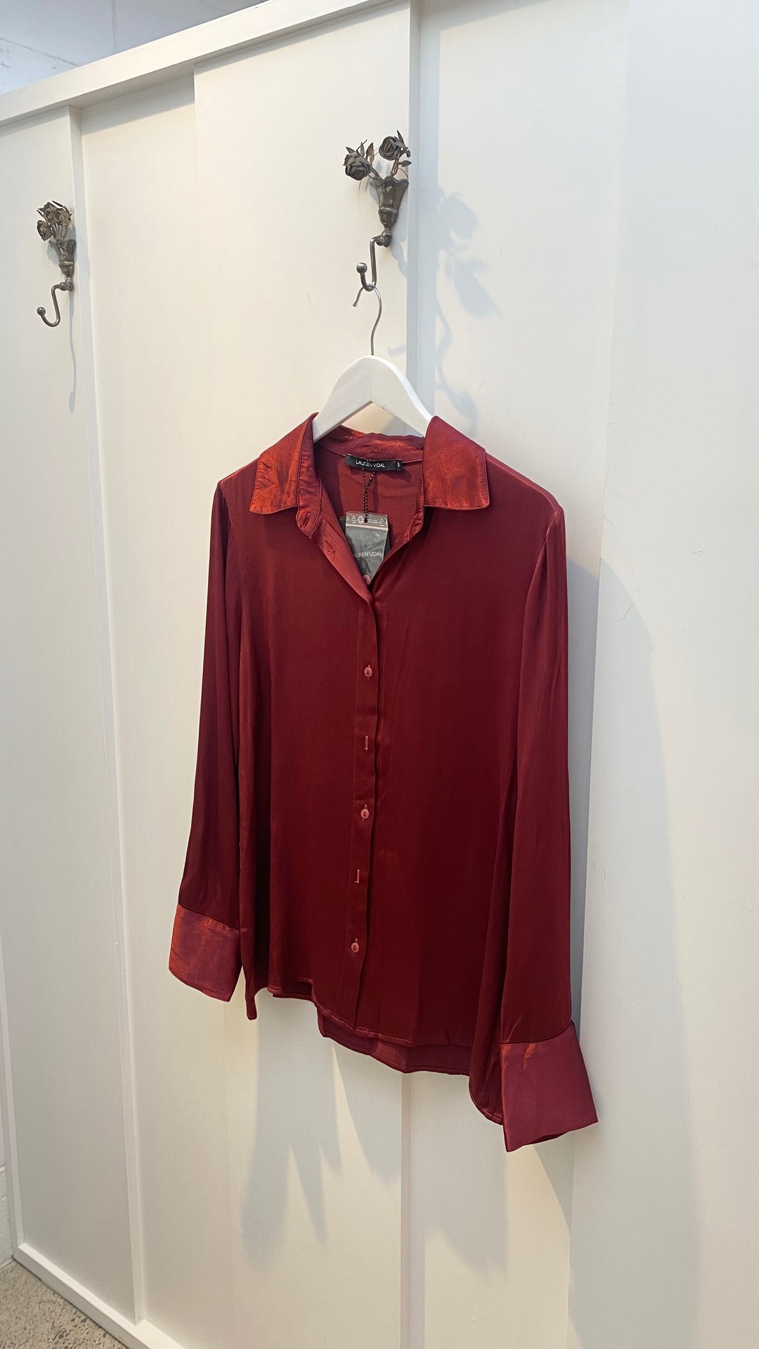 Lauren Vidal Fab Blouse - Rouge - Shop 9