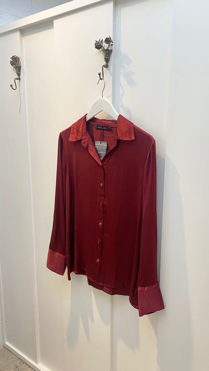 Lauren Vidal Fab Blouse - Rouge - Shop 9