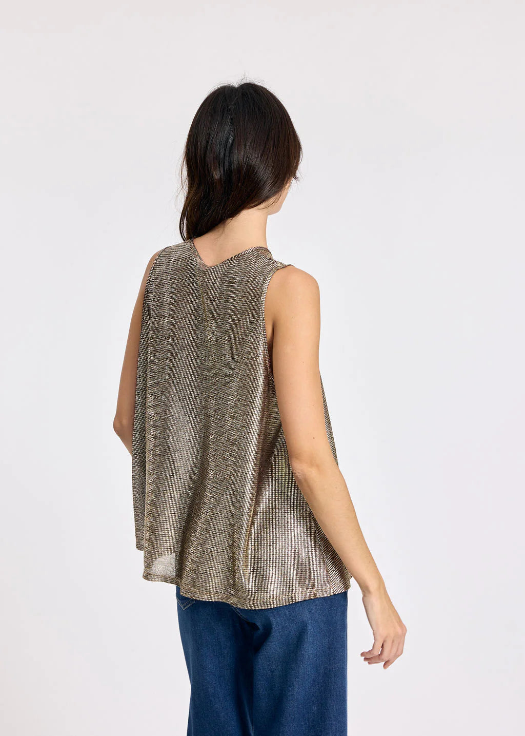 Lauren Vidal Mikily Top - Gold - Shop 9
