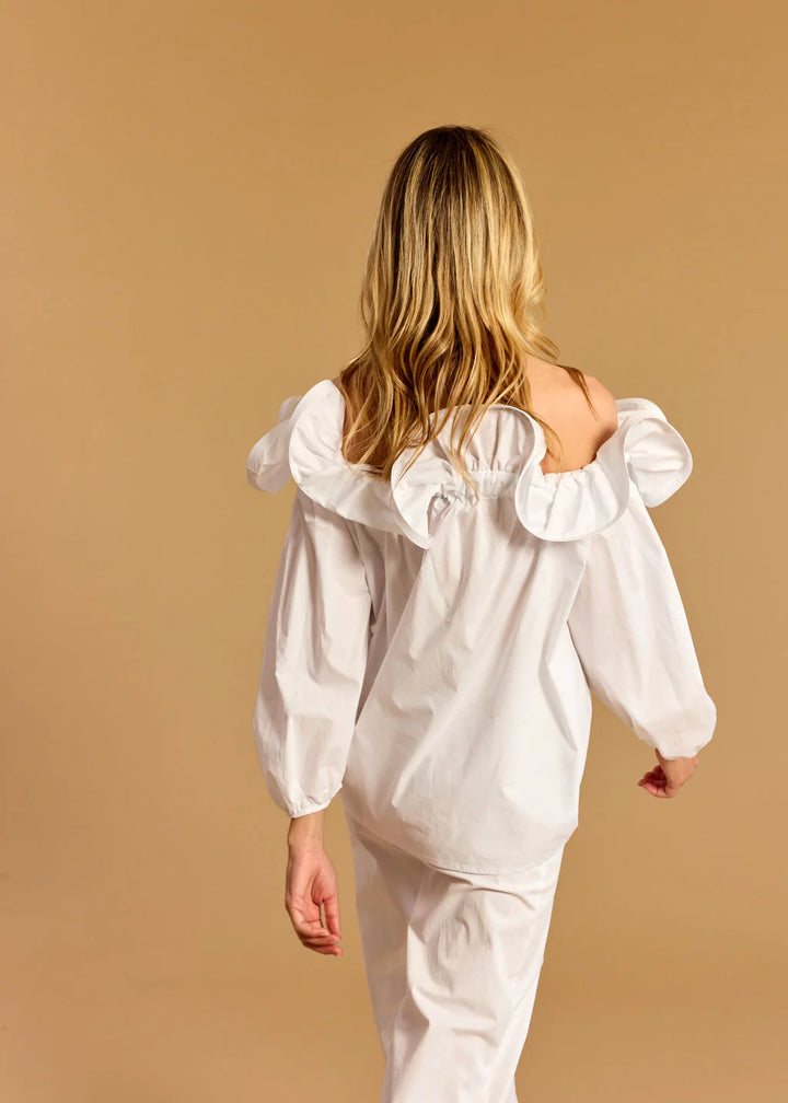Lauren Vidal Rivaly Blouse - Blanc - Shop 9