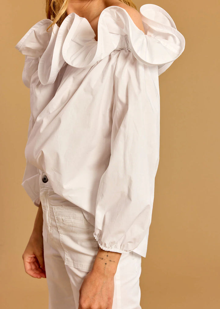 Lauren Vidal Rivaly Blouse - Blanc - Shop 9