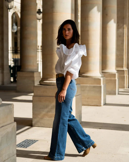 Lauren Vidal Rivaly Blouse - Blanc - Shop 9