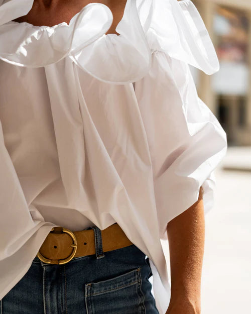 Lauren Vidal Rivaly Blouse - Blanc - Shop 9