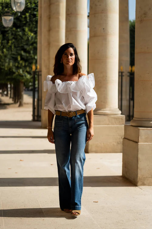 Lauren Vidal Rivaly Blouse - Blanc - Shop 9