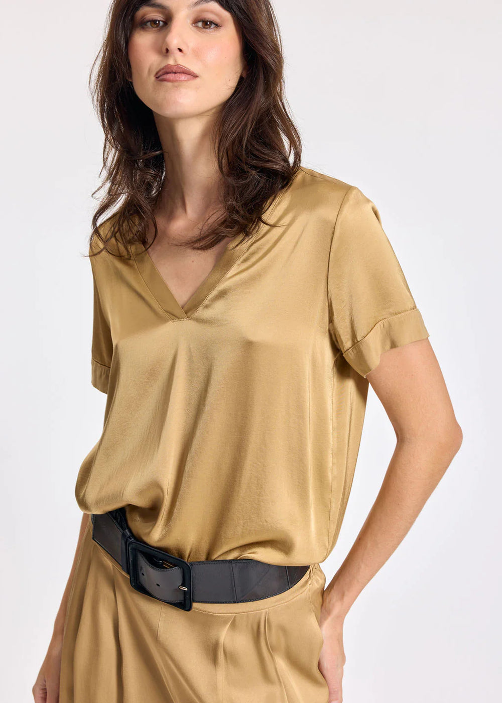 Lauren Vidal Saroly Top - Dune - Shop 9