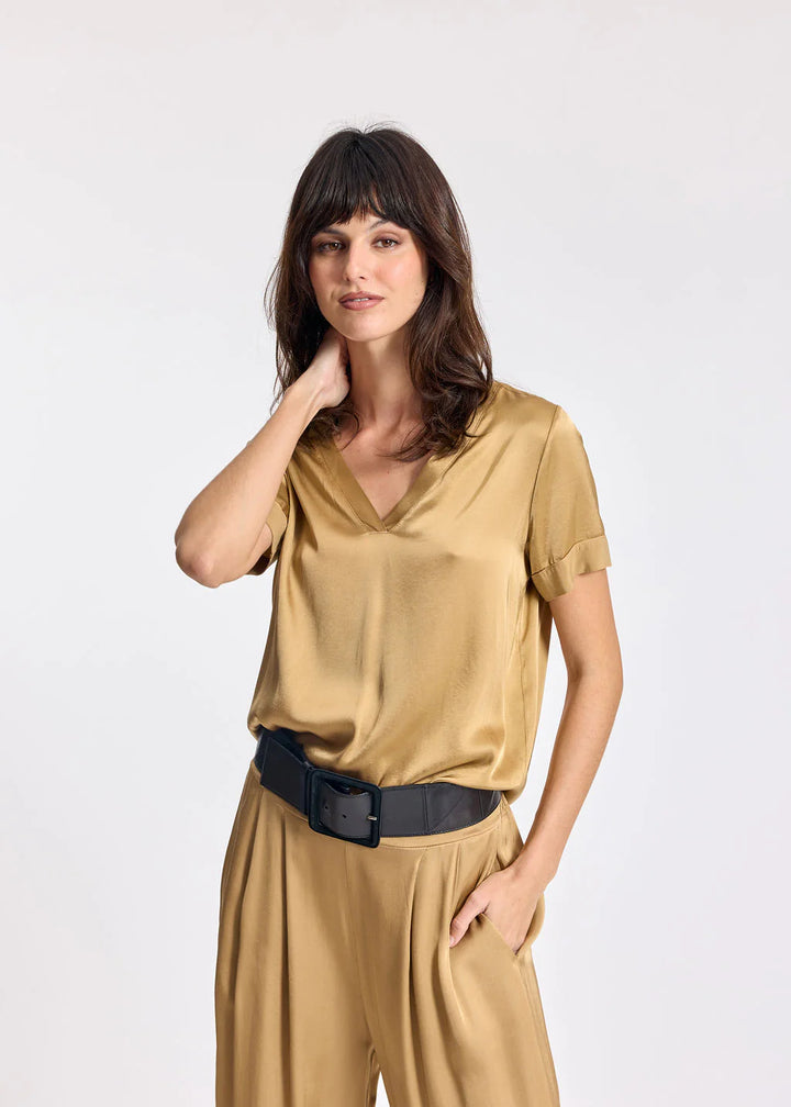 Lauren Vidal Saroly Top - Dune - Shop 9