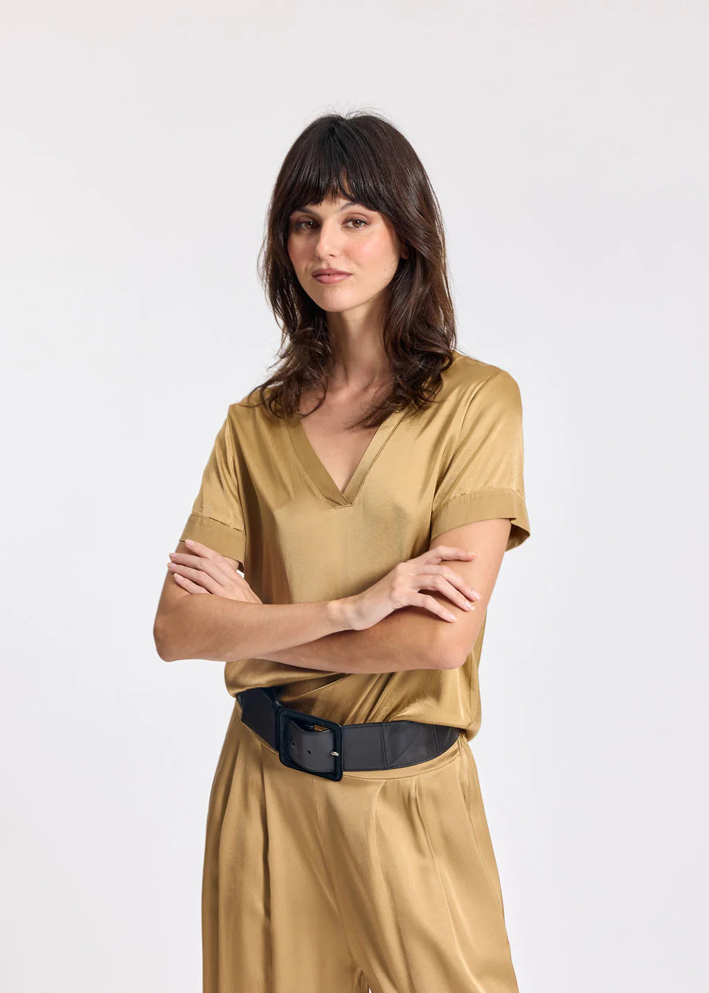 Lauren Vidal Saroly Top - Dune - Shop 9