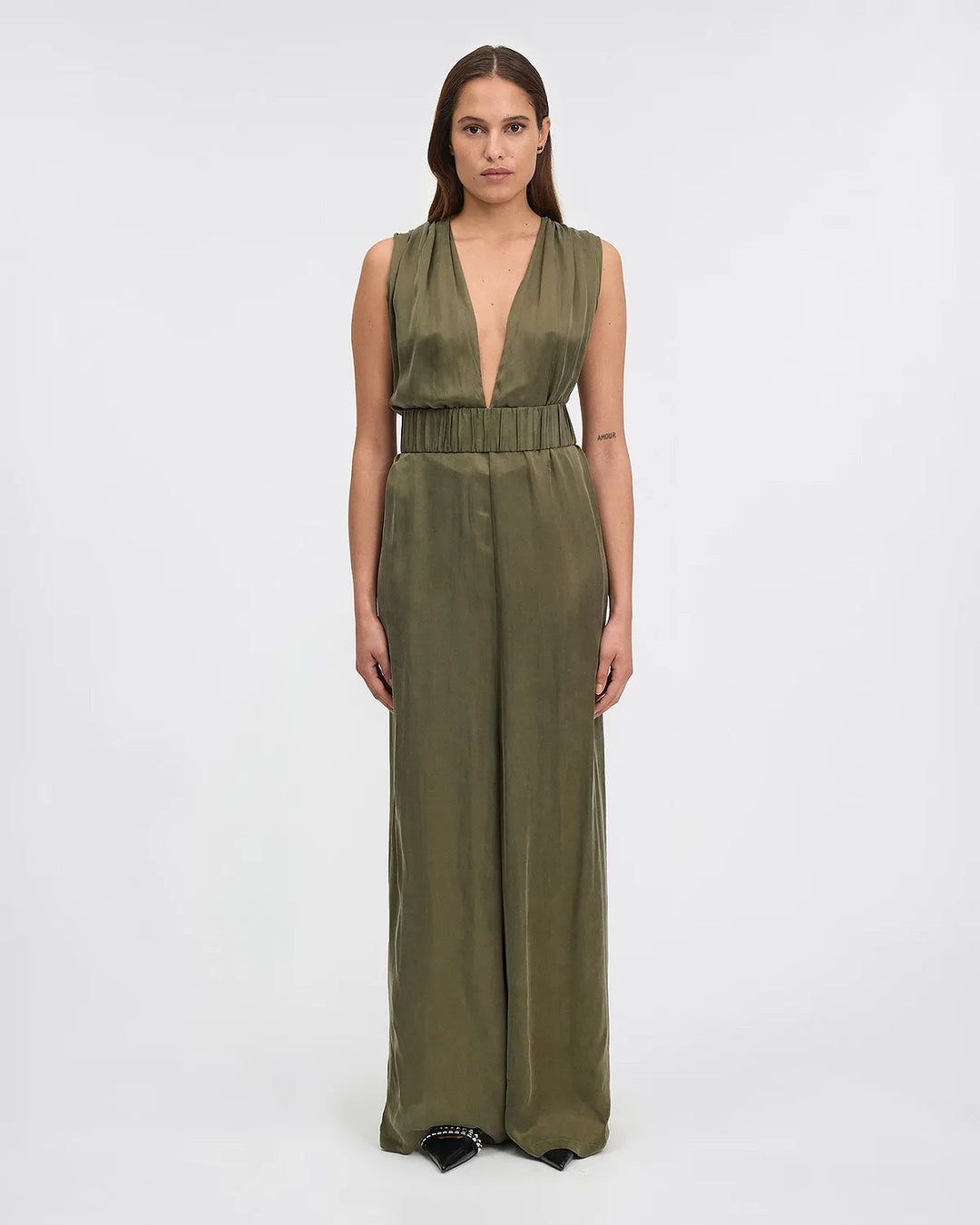Mes Demoiselles Moona Jumpsuit - Khaki - Shop 9