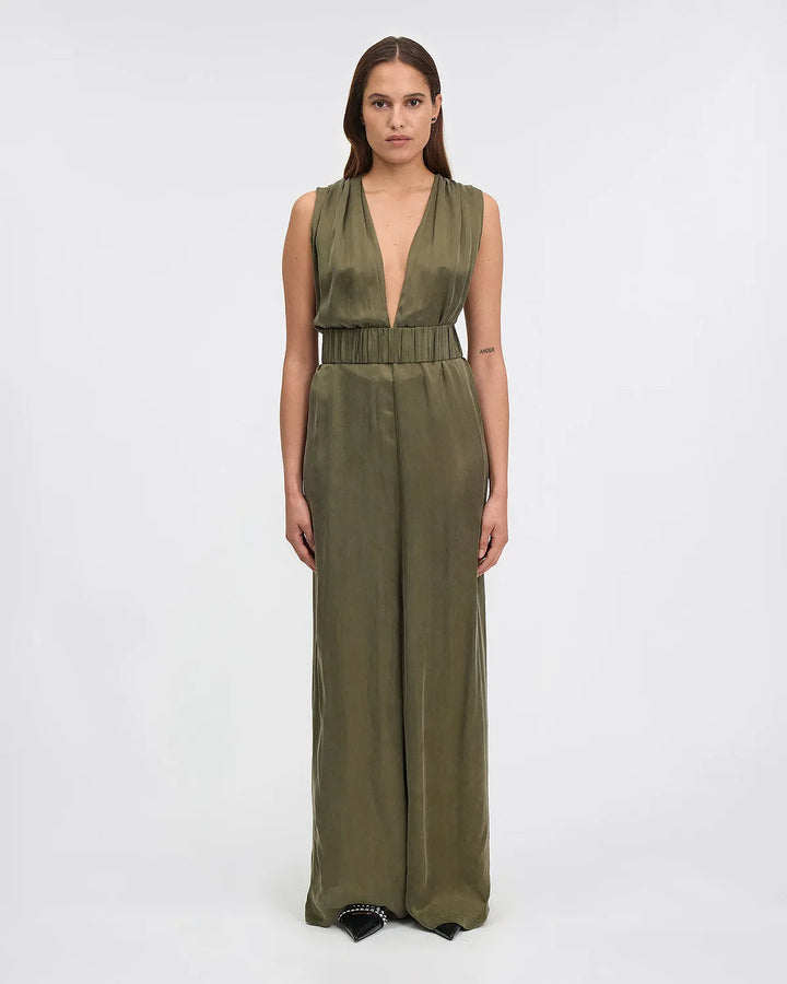 Mes Demoiselles Moona Jumpsuit - Khaki - Shop 9