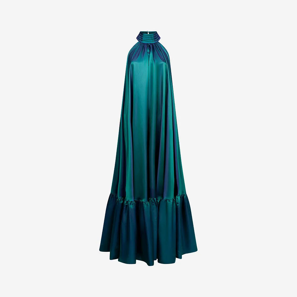 Mes Demoiselles Winter Rainbow Dress - Green - Shop 9