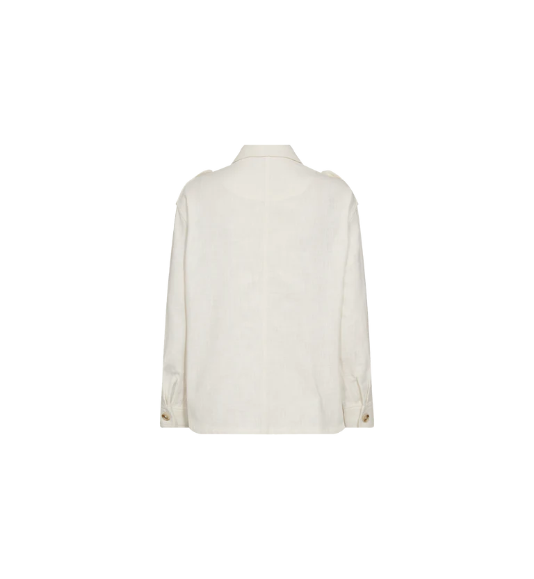 Mos Mosh Alfea Ramie Jacket - Ecru - Shop 9