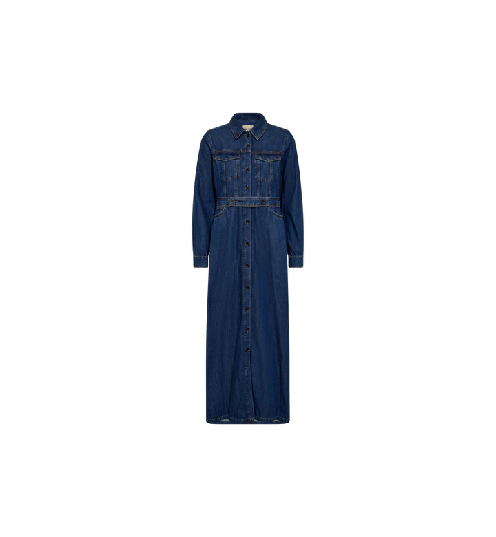 Mos Mosh Allaba Denim Dress - Blue - Shop 9