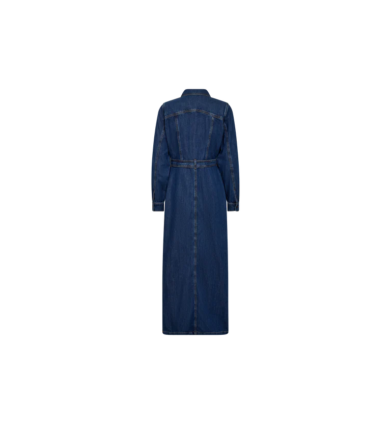 Mos Mosh Allaba Denim Dress - Blue - Shop 9