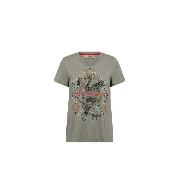 Mos Mosh Allin O-SS Deco Tee - Shadow - Shop 9