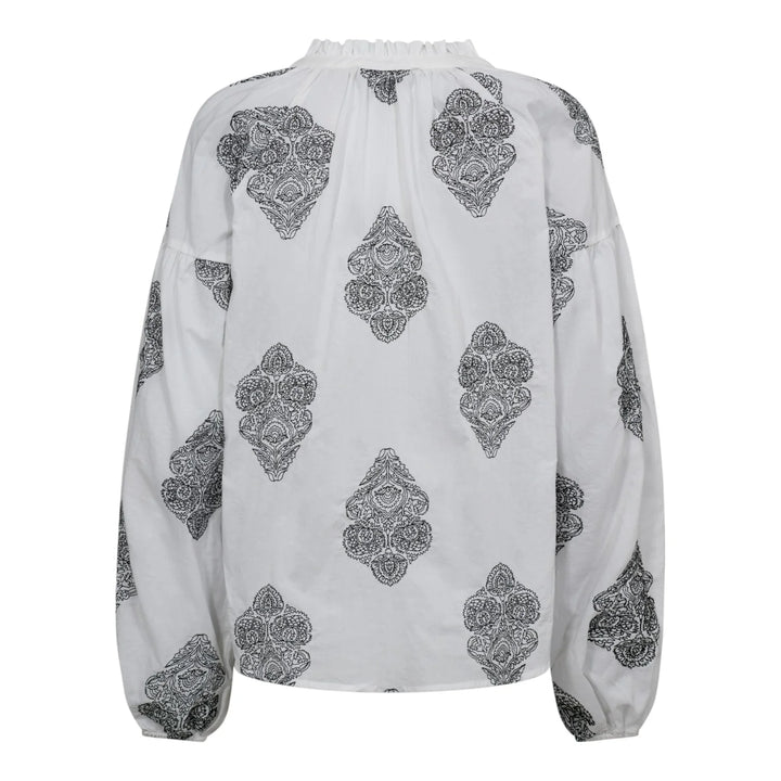 Mos Mosh Ashi Voila Blouse - White - Shop 9