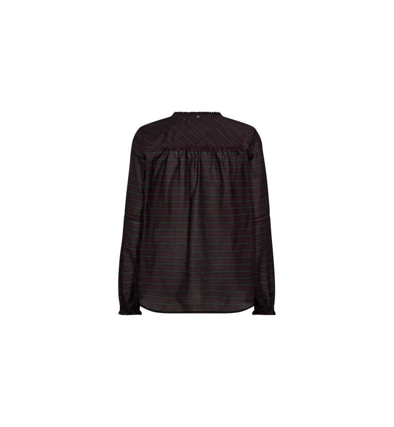 Mos Mosh Benedetta Silky Shirt - Fudge - Shop 9