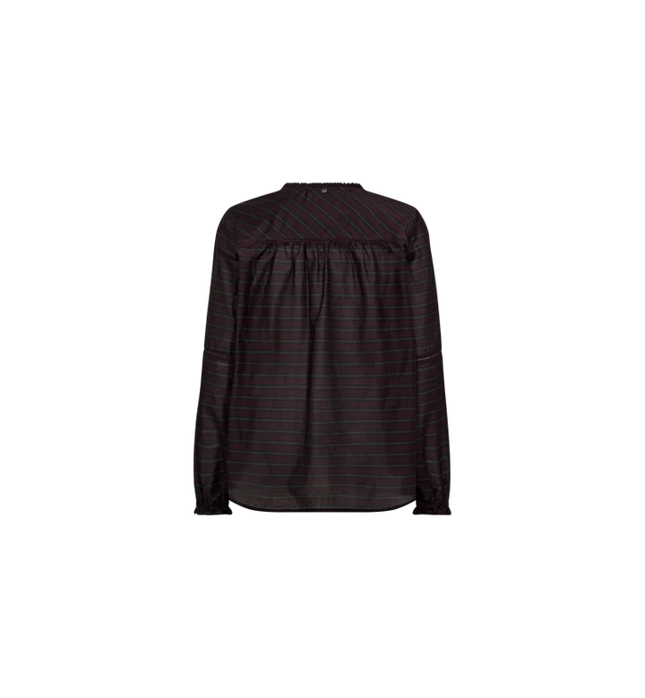 Mos Mosh Benedetta Silky Shirt - Fudge - Shop 9