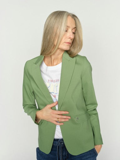 Mos Mosh Blake Night Blazer - Turf Green