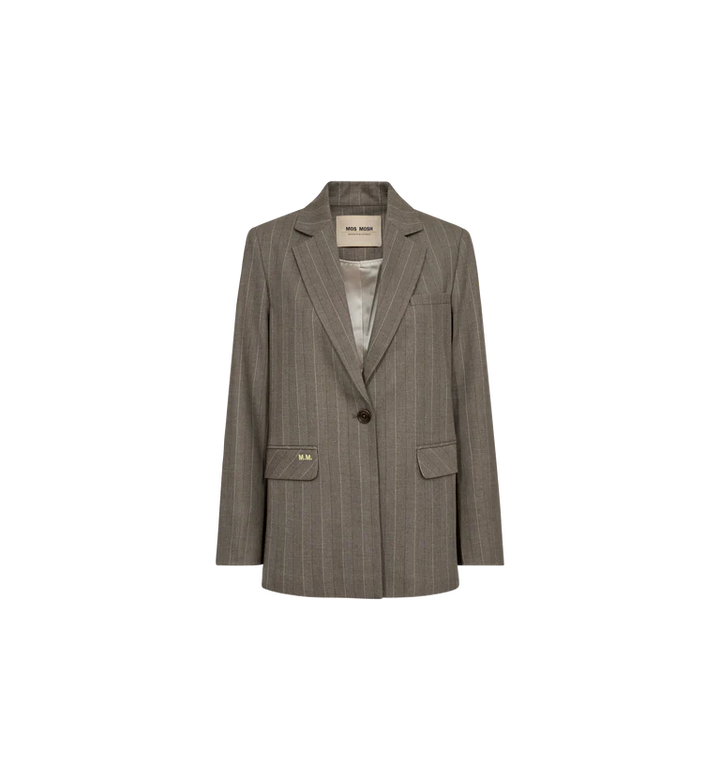 Mos Mosh Elly Elvie Blazer - Chocolate Chip - Shop 9