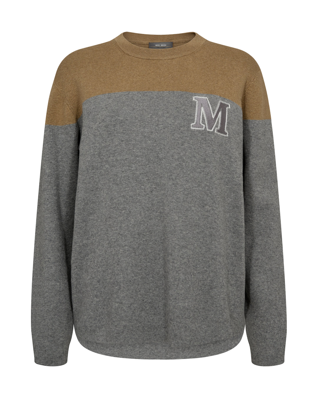 Mos Mosh Fast Tani Long Sleeve Knit - Grey Melange - Shop 9