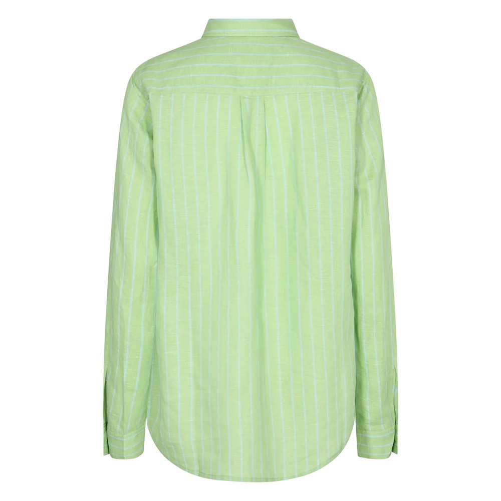 Mos Mosh Kaia Stripe Linen Shirt - Shop 9