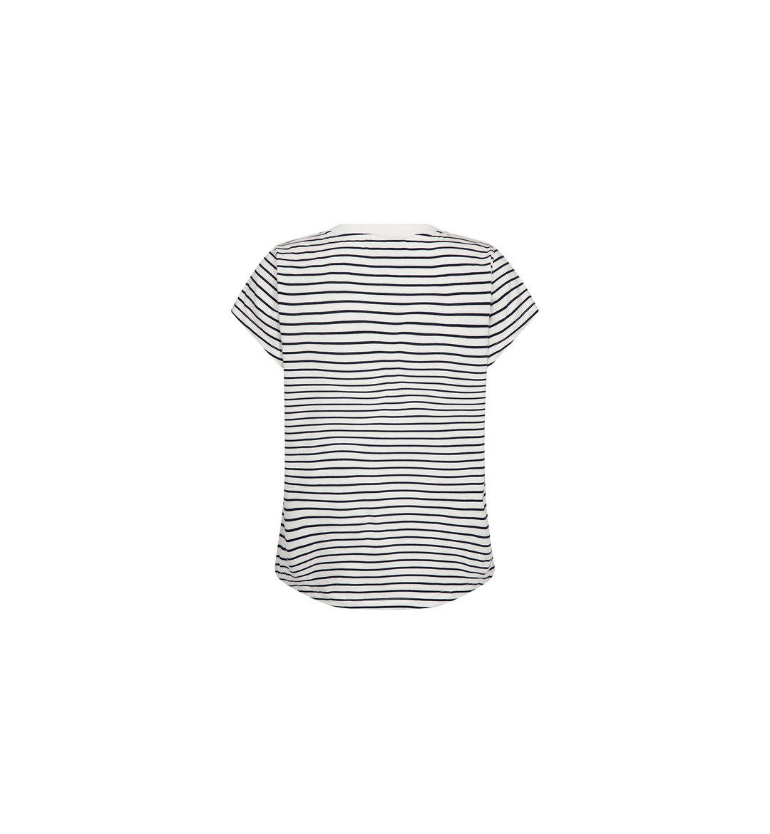 Mos Mosh Kala V-SS Stripe Tee - Salute Navy - Shop 9